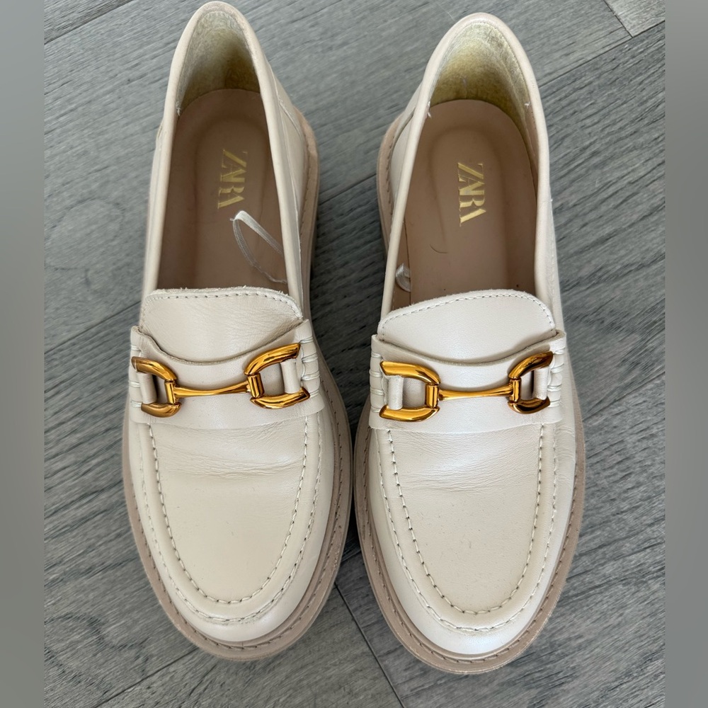 Zara chunky loafers